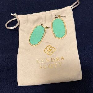 Kendra Scott Teal Danielle Earrings
